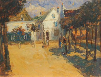 Photograph of a Breton painting by Alide Goldschmidt.