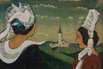 Photograph of a painting by Robert Russell