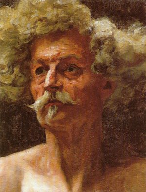 Photograph of a student study by the Irish artist, Aloysius O�Kelly