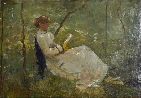 Photograph of a painting by Arthur Melville.