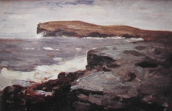 Photograph of a painting by the Irish artist, Nathaniel Hone