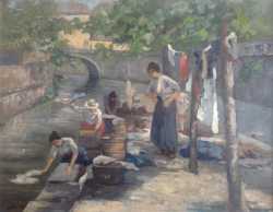 Photograph of a 'Walter Osborne' forgery.