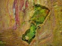 Photograph of a hidden painting below a Walter Osborne forgery.