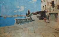 Photograph of a painting of Venice miscatalogued as being by Osborne.
